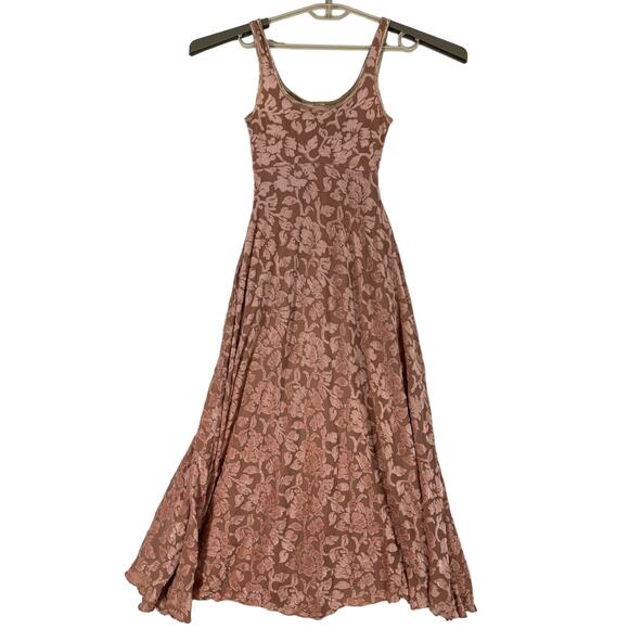 Vintage Alexia Admor Lace Maxi Dress Small Pink Floral Fairy Coquette Fitted - Picture 2 of 8